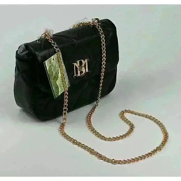 NEW! Badgley Mischka Womens Diamond-Quilted Chain Crossbody Bag NWT $149 - Picture 3 of 4